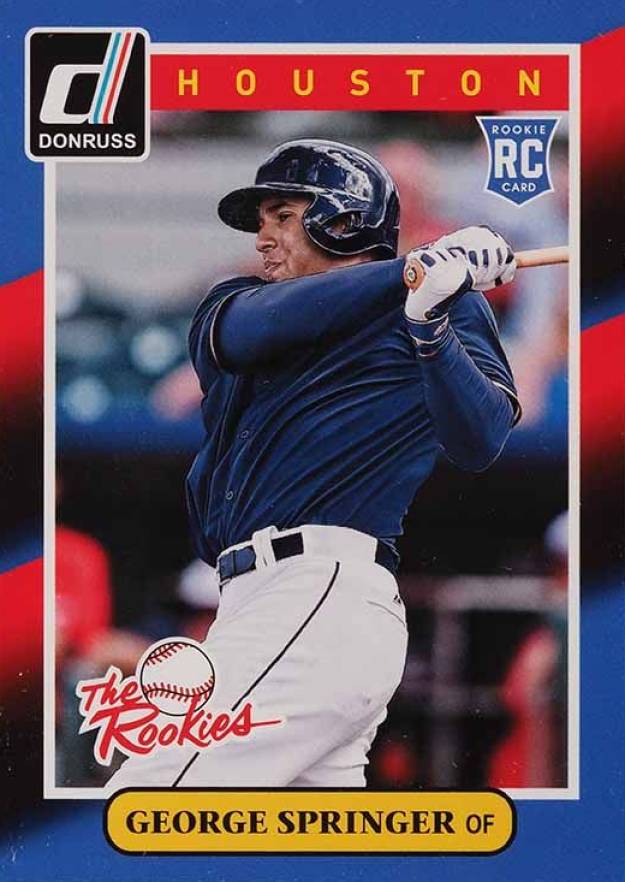 2014 Donruss the Rookies George Springer #32 Baseball Card