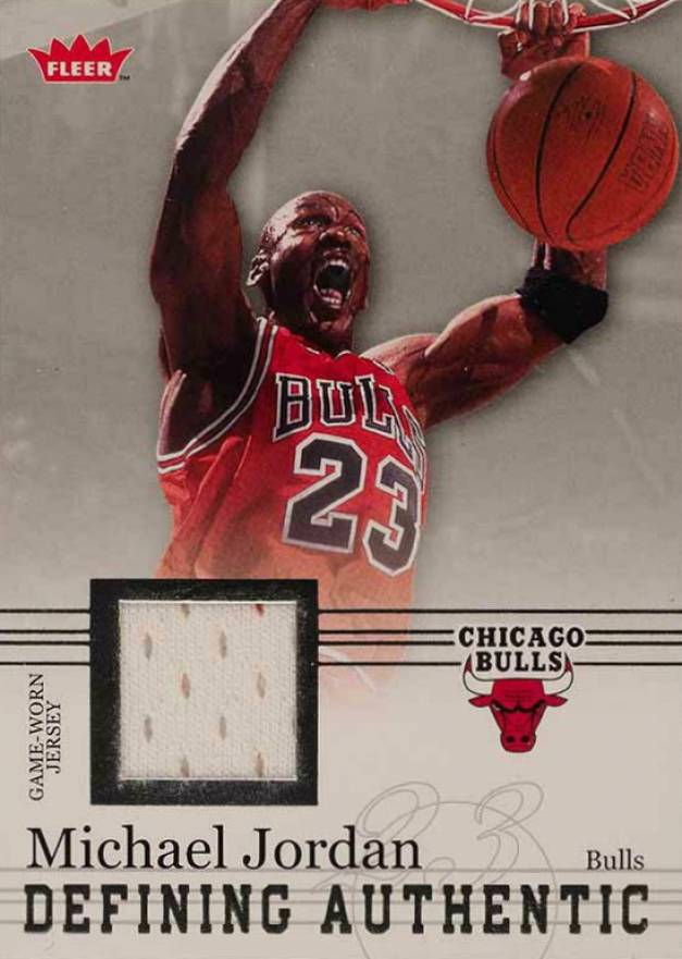 2007 Fleer MJ Missing Links Jersey Michael Jordan #MJ-5 Basketball Card