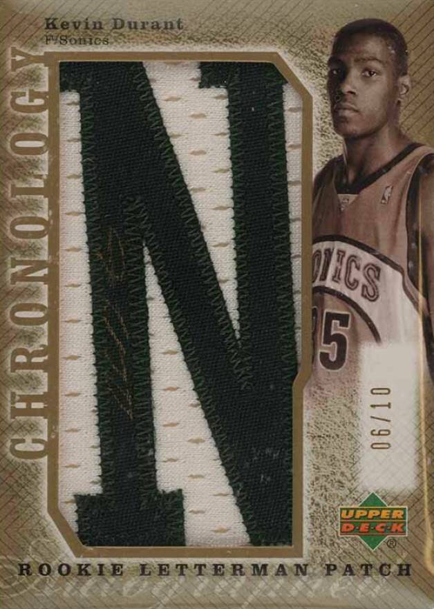 2006 Upper Deck Chronology Kevin Durant #248 Basketball Card