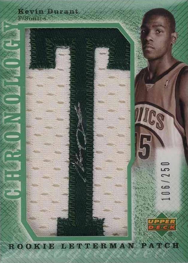 2006 Upper Deck Chronology Kevin Durant #248 Basketball Card