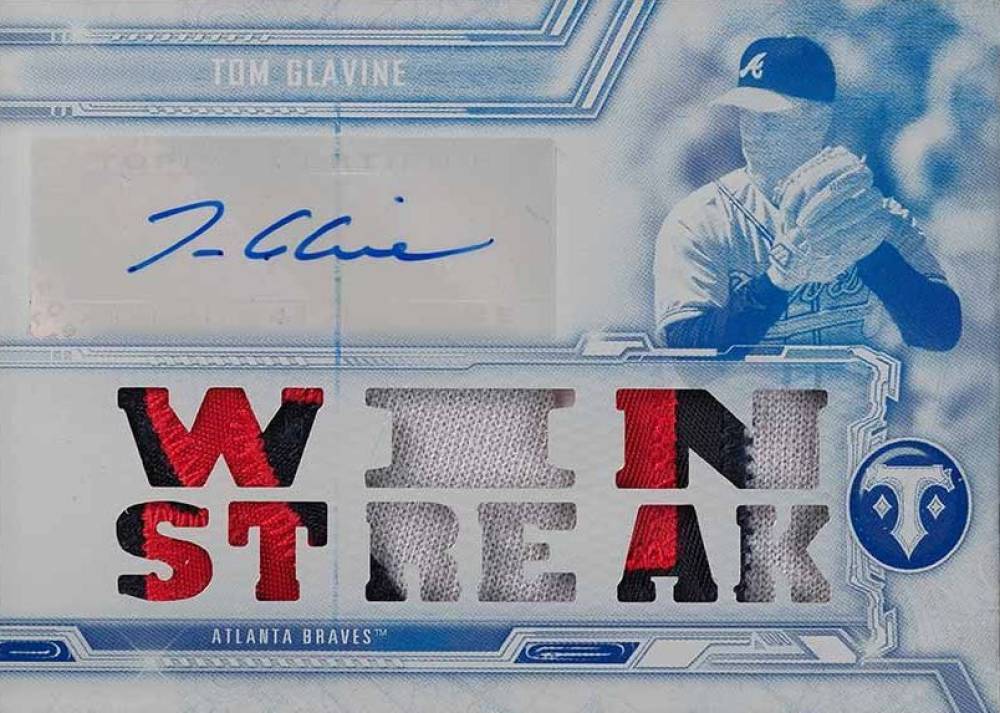 2020 Topps Triple Threads Autograph Relics Tom Glavine #TG1 Baseball Card