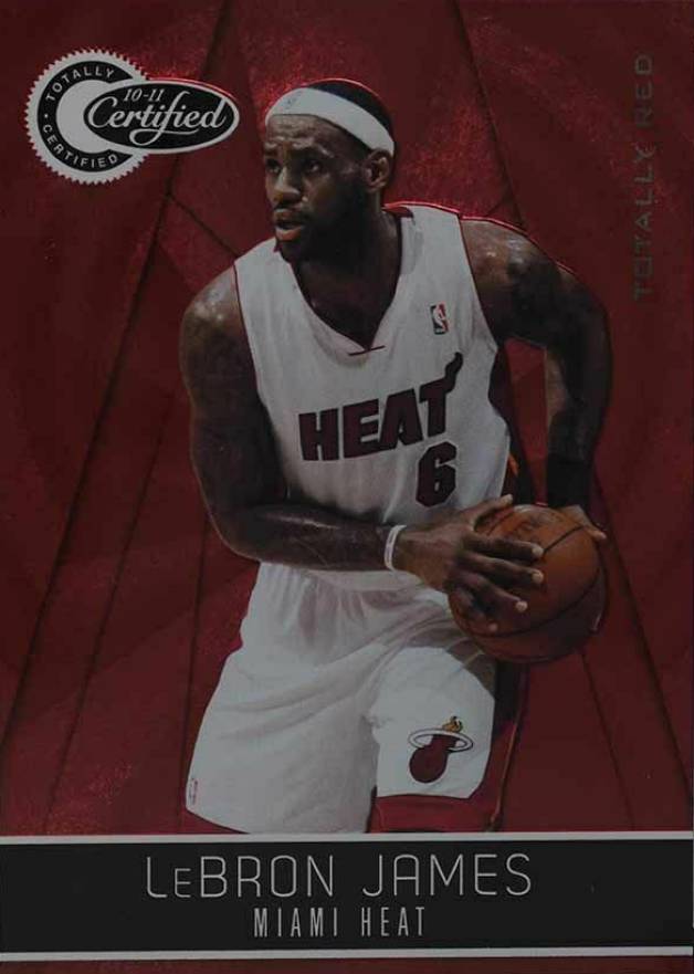 2010 Panini Totally Certified LeBron James #45 Basketball Card