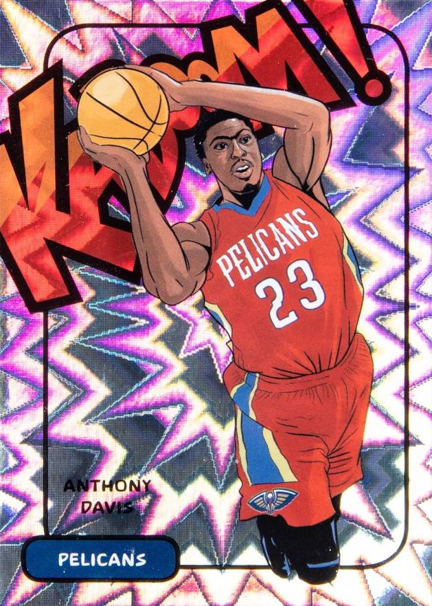 2016 Panini Excalibur Kaboom Anthony Davis #6 Basketball Card