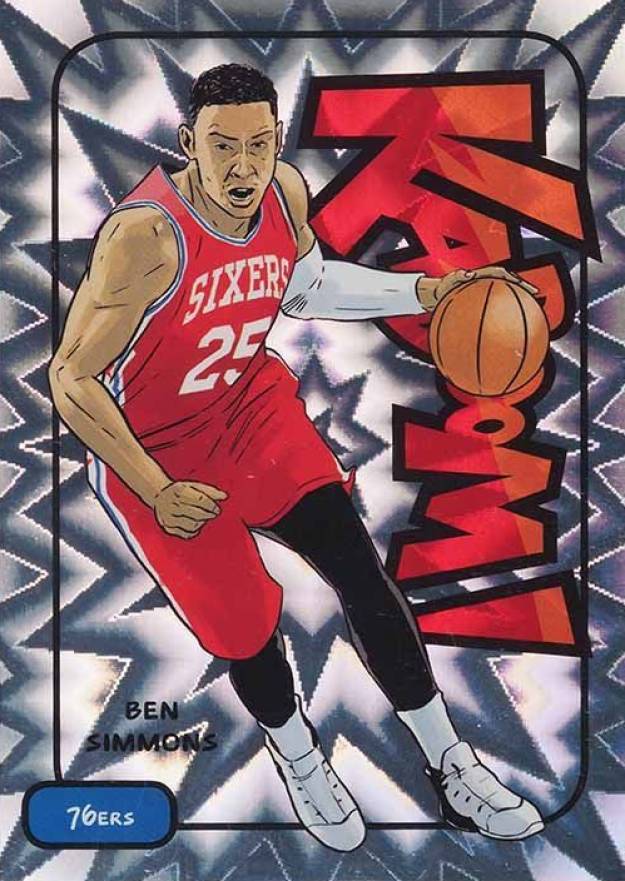 2016 Panini Excalibur Kaboom Ben Simmons #19 Basketball Card