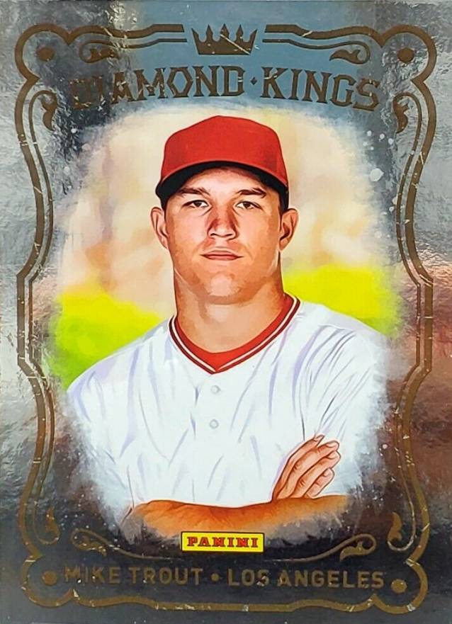 2012 Panini Black Friday Diamond Kings Mike Trout #7 Baseball Card