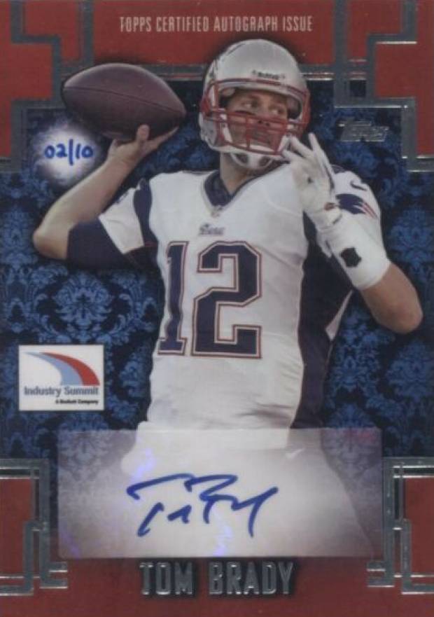 2015 Topps Las Vegas Summit Autographs Tom Brady #LV-TB Football Card