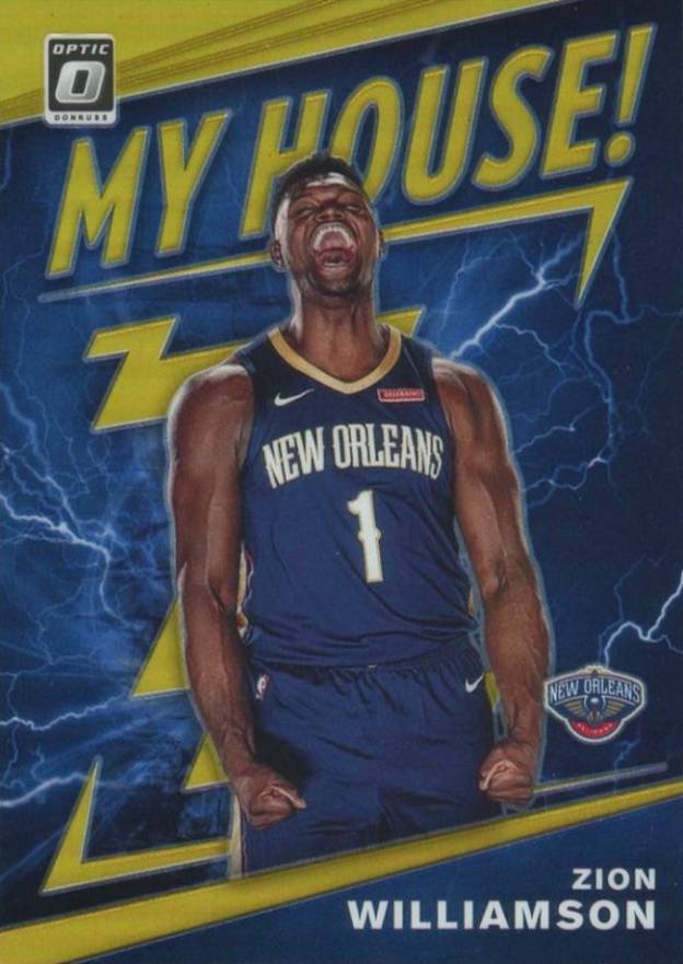 2019 Panini Donruss Optic My House Zion Williamson #15 Basketball Card