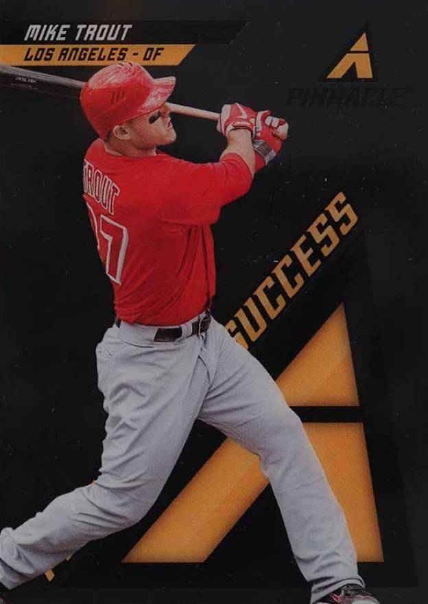 2013 Panini Pinnacle Pinnacle of Success Mike Trout #PS3 Baseball Card