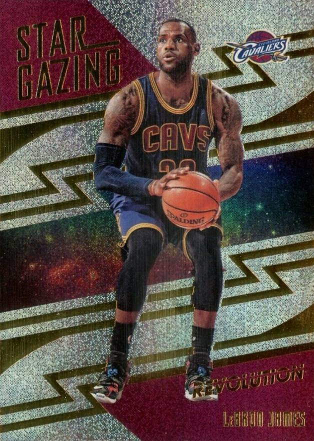 2016 Panini Revolution Star Gazing LeBron James #13 Basketball Card