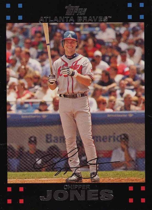 2007 Topps Chipper Jones #90 Baseball Card