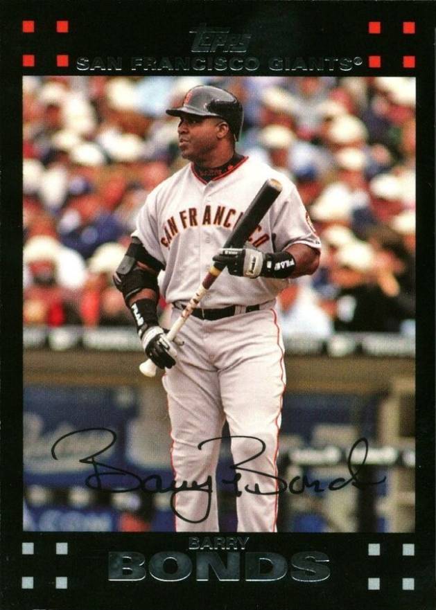 2007 Topps Barry Bonds #661 Baseball Card