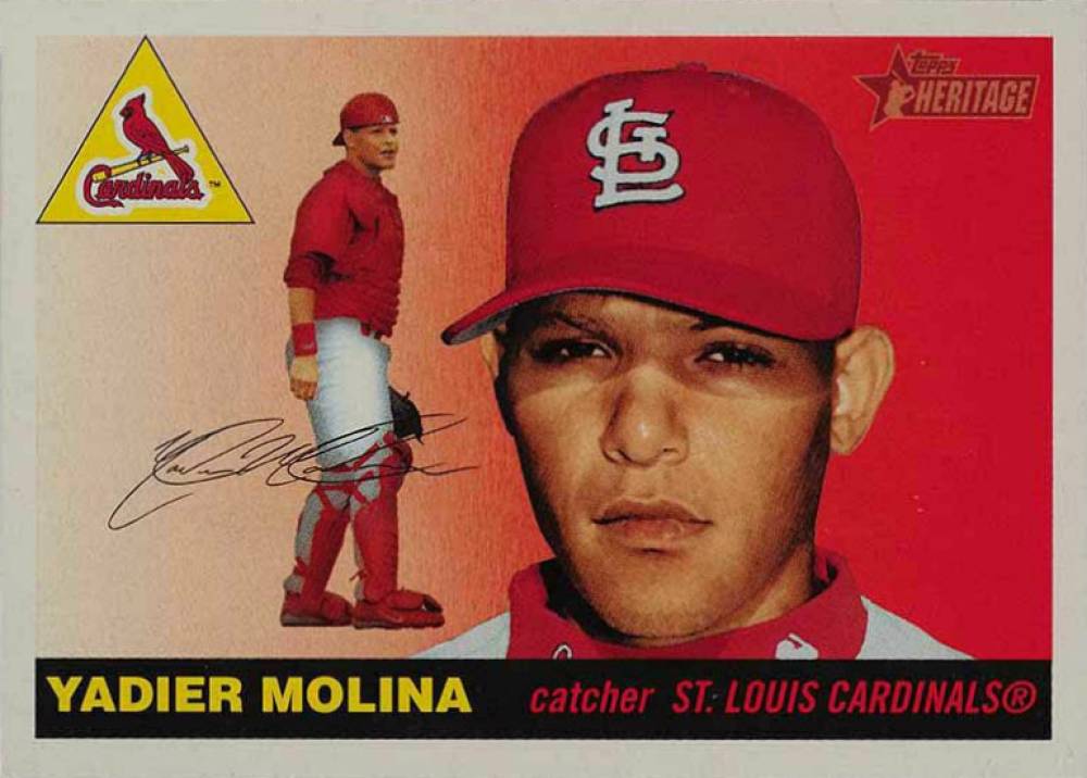 2004 Topps Heritage  Yadier Molina #355 Baseball Card