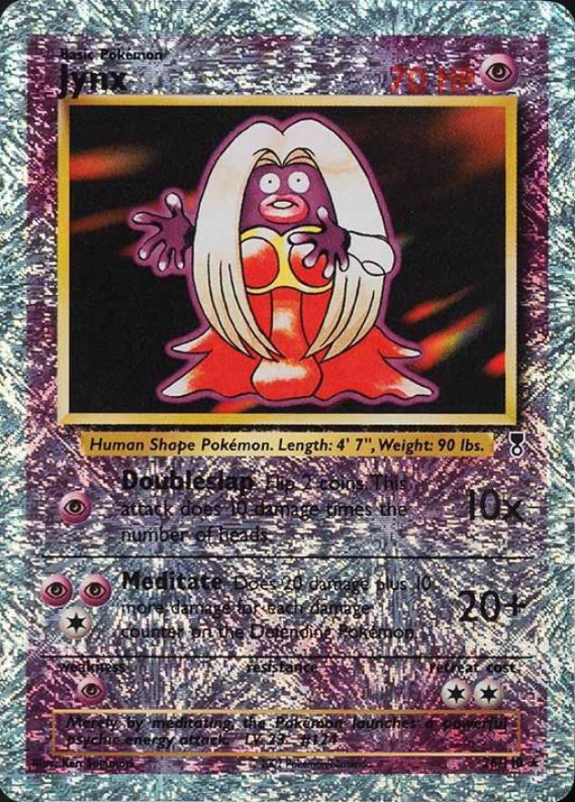 2002 Pokemon Legendary Collection  Jynx-Reverse Foil #26 TCG Card