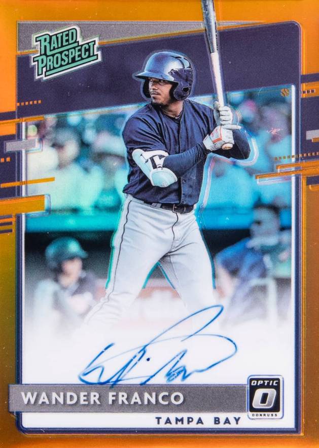 2020 Panini Donruss Optic Rated Prospects Wander Franco #RPSWF Baseball Card