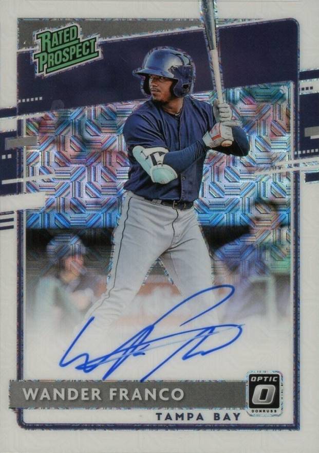 2020 Panini Donruss Optic Rated Prospects Wander Franco #RPSWF Baseball Card