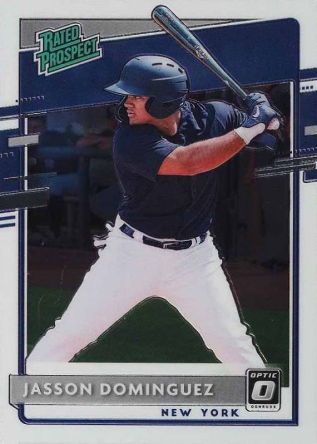 2020 Panini Donruss Optic Rated Prospects Jasson Dominguez #RP11 Baseball Card