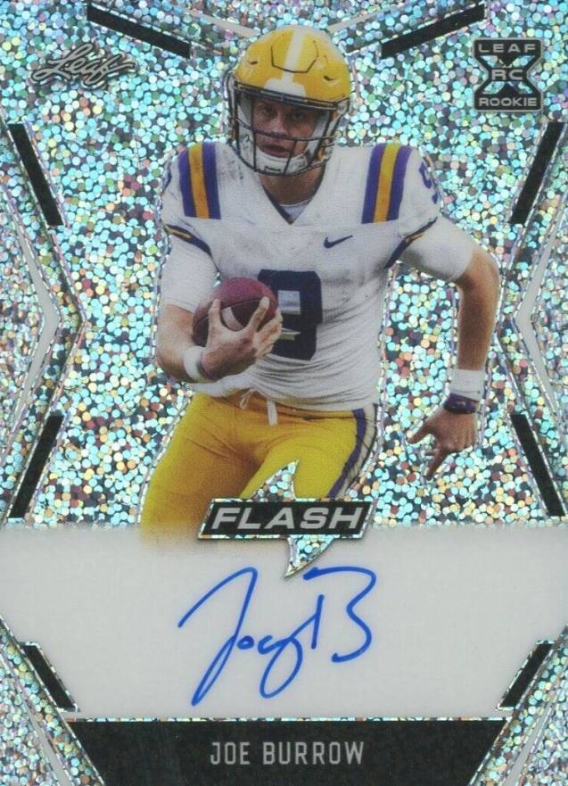 2020 Leaf Flash Autographs Joe Burrow #BAJB1 Football Card