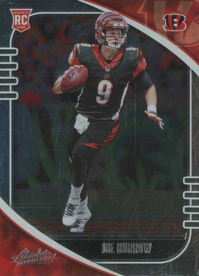 2020 Panini Absolute Joe Burrow #158 Football Card