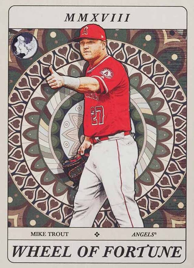 2018 Topps Gypsy Queen Tarot of the Diamond Mike Trout #TOD22 Baseball Card