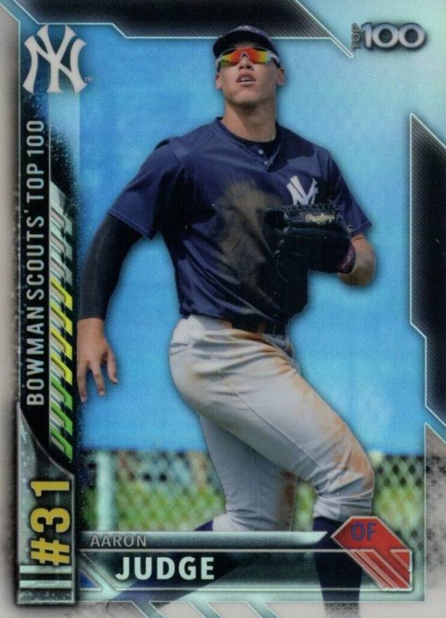 2016 Bowman Scouts' Top 100 Aaron Judge #BTP31 Baseball Card