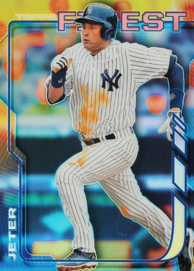 2014 Finest Derek Jeter #54 Baseball Card