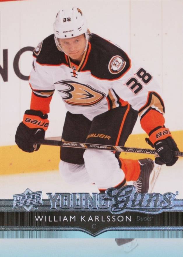 2014 Upper Deck William Karlsson #201 Hockey Card