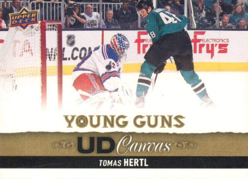 2013 Upper Deck Canvas Tomas Hertl #C119 Hockey Card