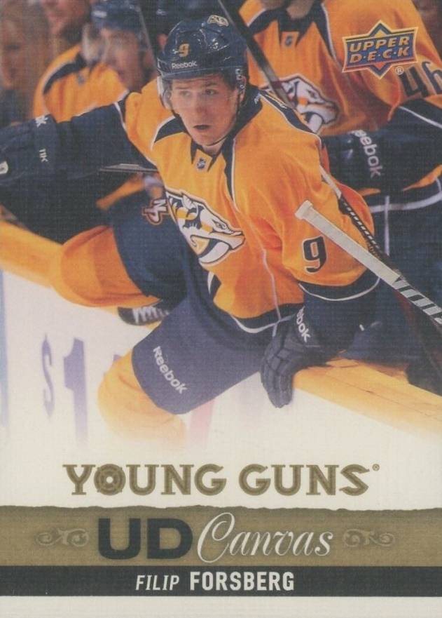 2013 Upper Deck Canvas Filip Forsberg #C109 Hockey Card