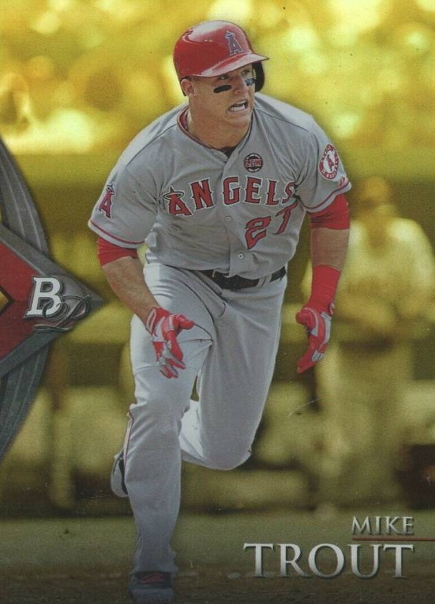 2014 Bowman Platinum Mike Trout #2 Baseball Card