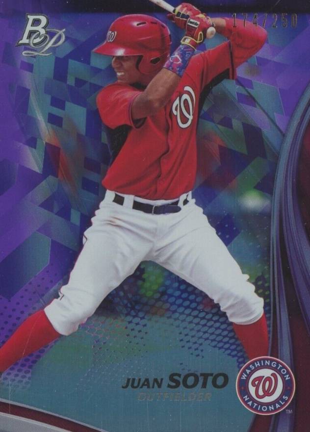 2017 Bowman Platinum Top Prospects Juan Soto #TP-JS Baseball Card