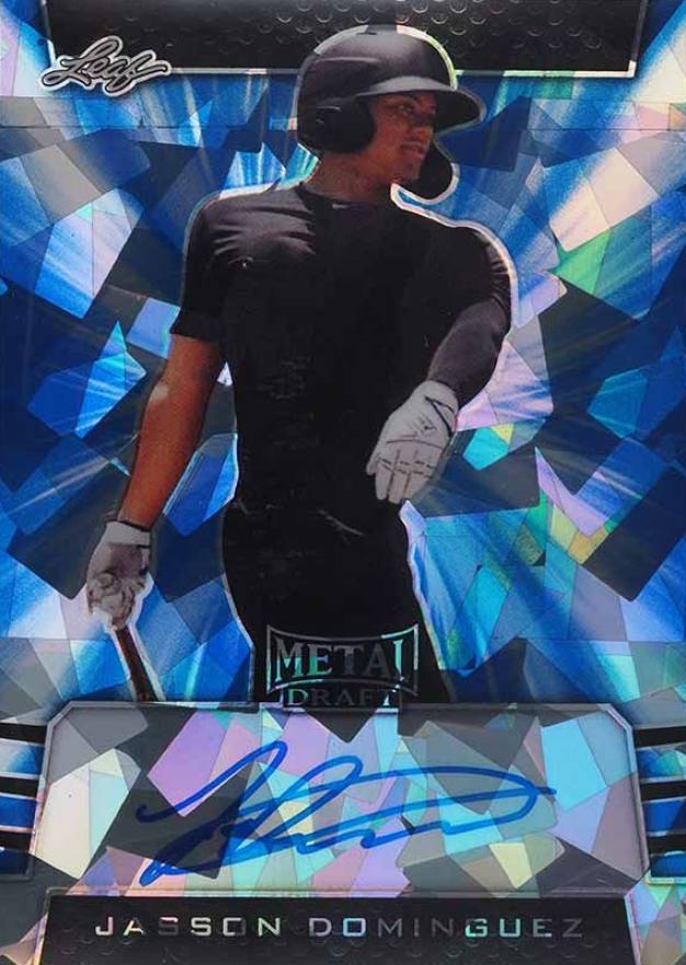 2019 Leaf Metal Draft Autographs Jasson Dominguez #BAJD1 Baseball Card