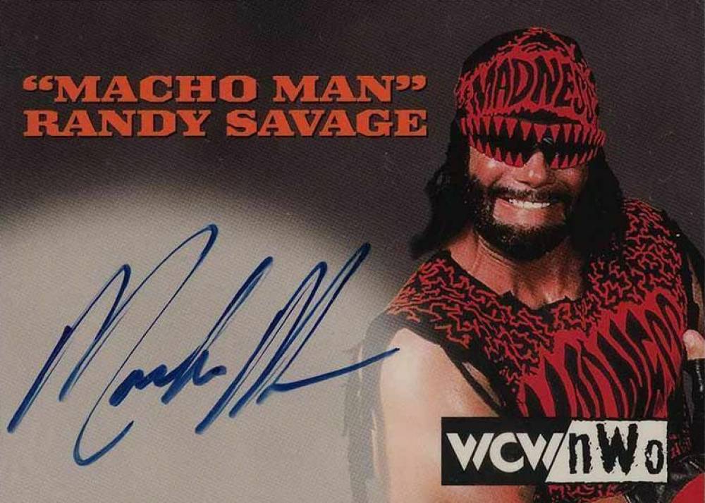 1999 Topps WcW/nWo Nitro Authentic Signatures Randy Savage # Other Sports Card