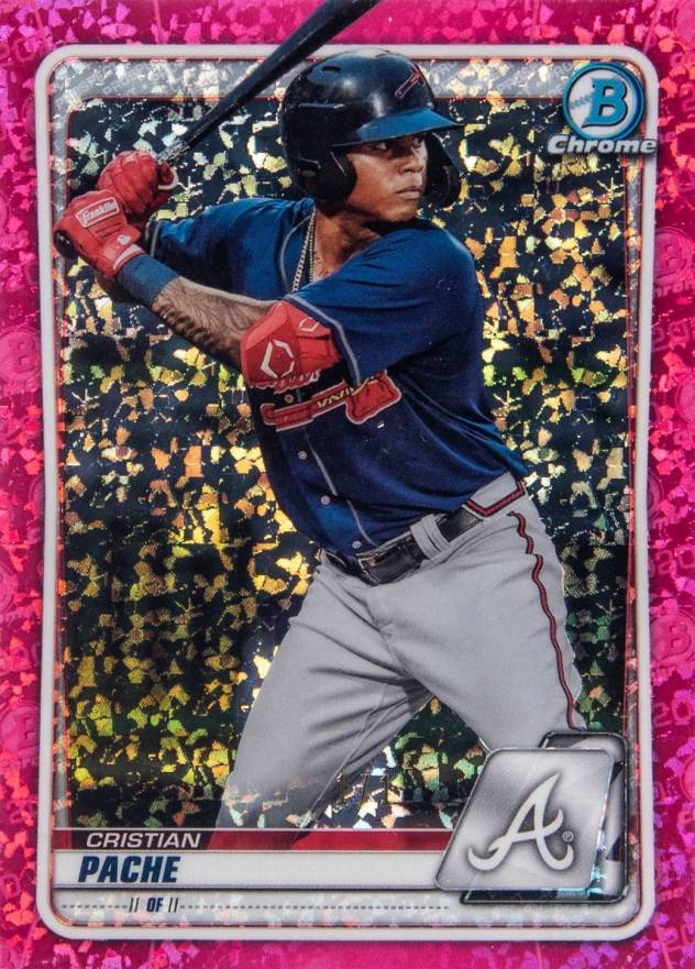 2020 Bowman Chrome Sapphire Edition Cristian Pache #BCP5 Baseball Card