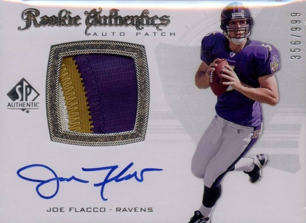 2008 SP Authentic Joe Flacco #295 Football Card