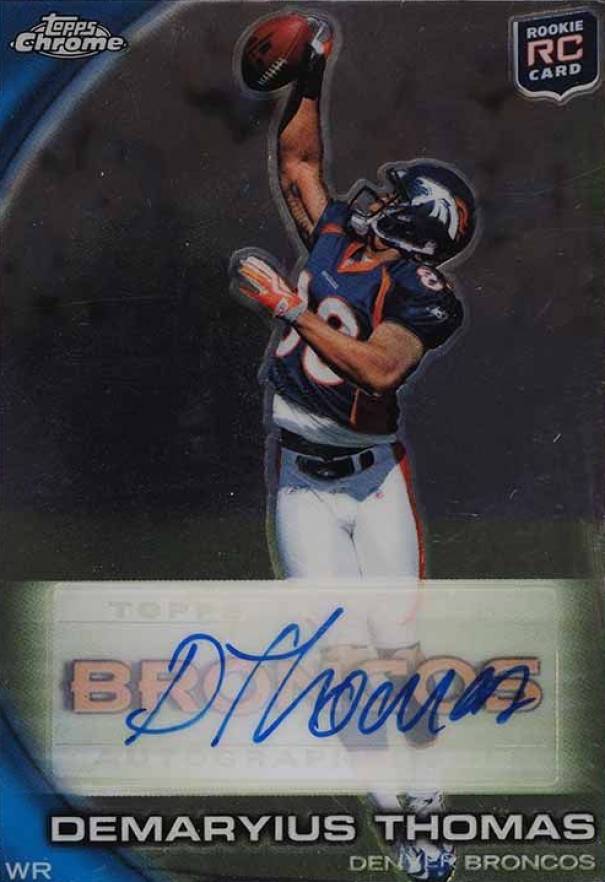 2010 Topps Chrome Demaryius Thomas #C110 Football Card