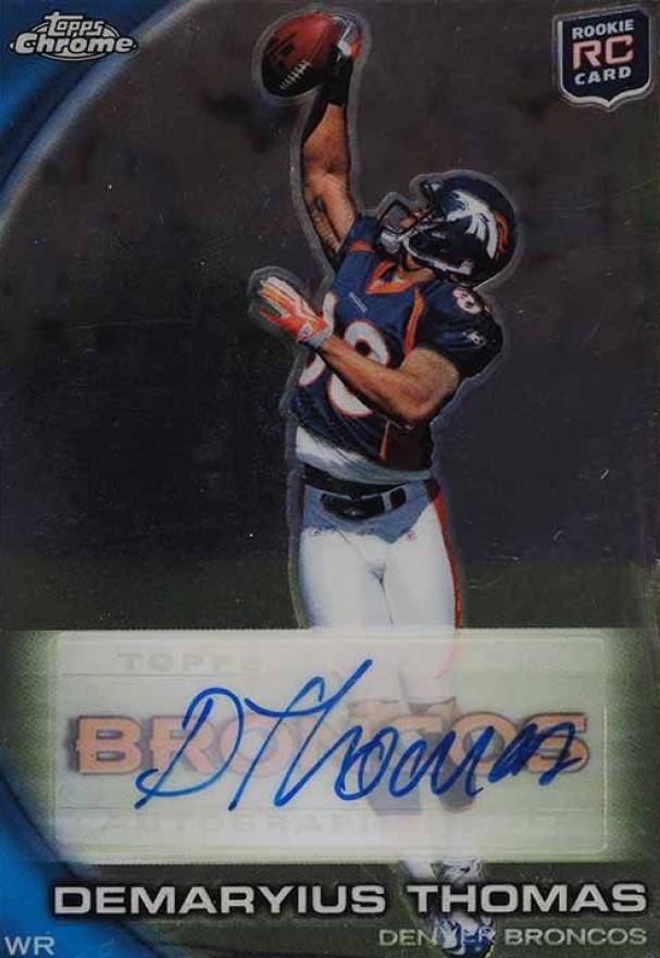 2010 Topps Chrome Demaryius Thomas #C110 Football Card