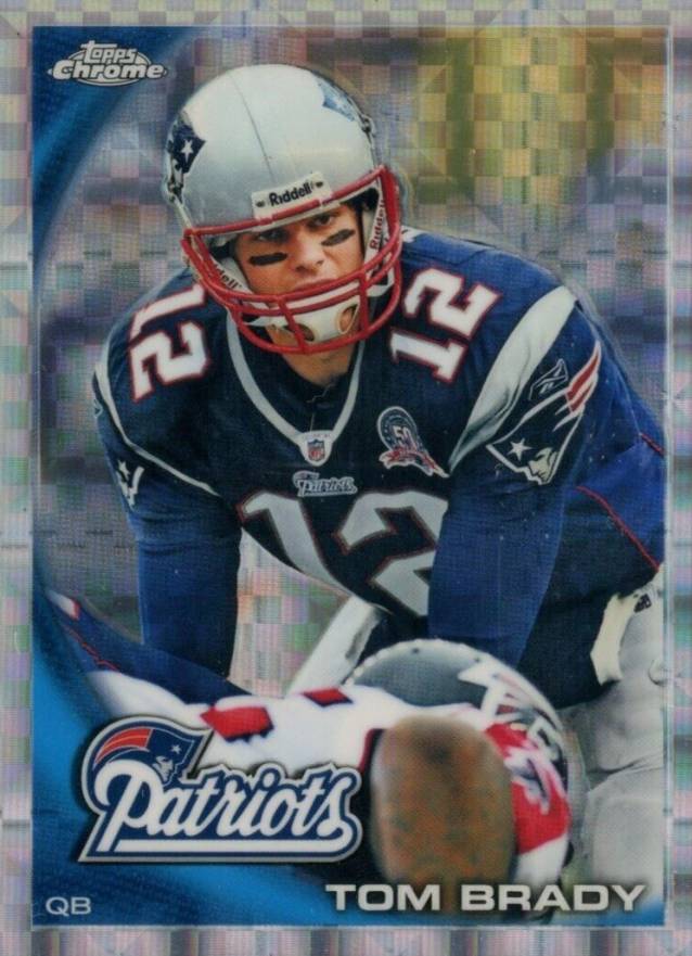 2010 Topps Chrome Tom Brady #C80 Football Card