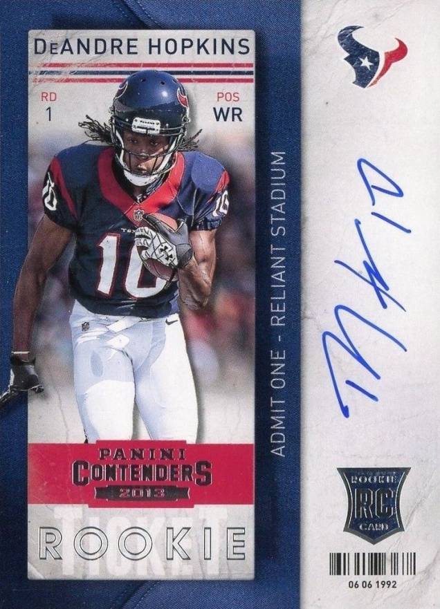 2013 Panini Contenders DeAndre Hopkins #205 Football Card