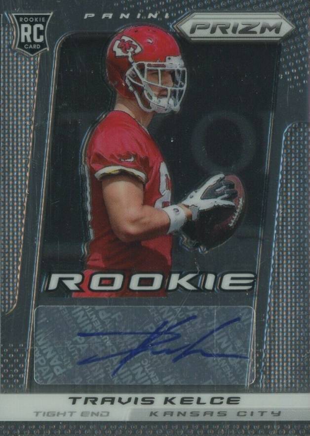 2013 Panini Prizm Autograph Travis Kelce #292 Football Card