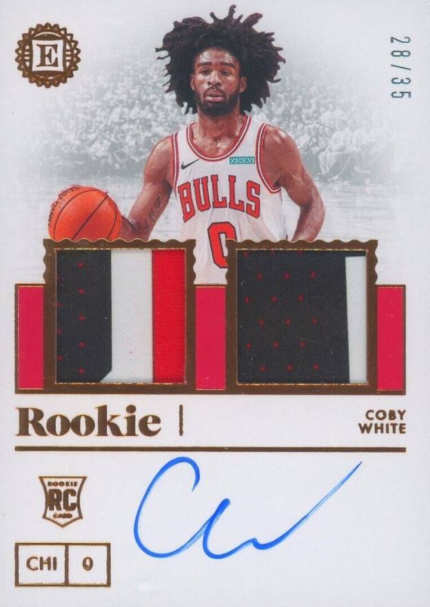 2019 Panini Encased Coby White #236 Basketball Card