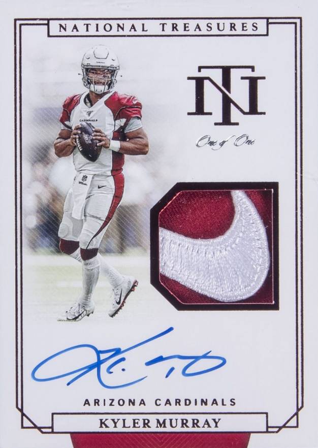 2019 Panini National Treasures Rookie Gloves Signatures Kyler Murray #RGSKM Football Card