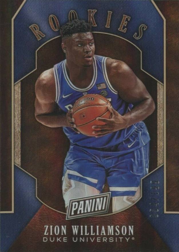 2019 Panini Black Friday Rookies & Prospects Zion Williamson #ZW Basketball Card