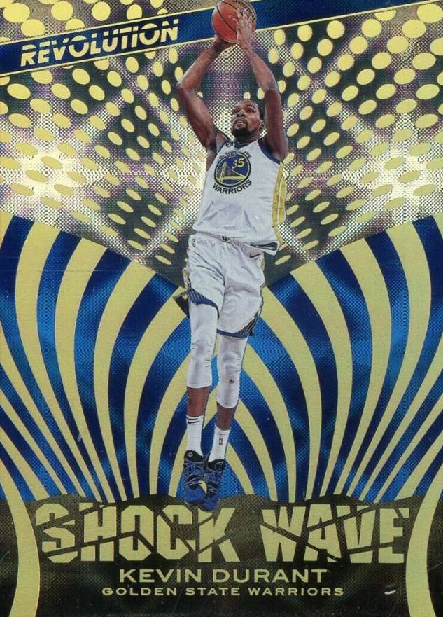 2018 Panini Revolution Shock Wave Kevin Durant #7 Basketball Card