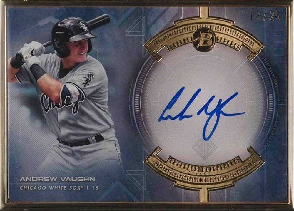 2020 Bowman Transcendent Collection Transcendent Autographs Andrew Vaughn #AV Baseball Card