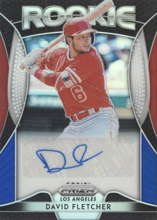 2019 Panini Prizm Rookie Autographs David Fletcher #RADF Baseball Card