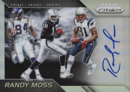 2017 Panini Prizm Randy Moss Tribute Prizm Randy Moss #RMT15 Football Card