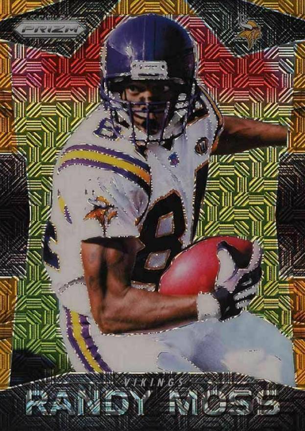 2017 Panini Prizm Randy Moss Tribute Prizm Randy Moss #RMT4 Football Card