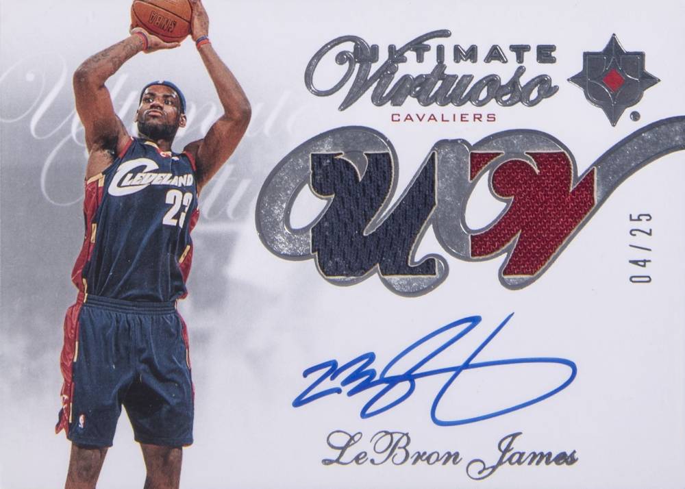 2007 Ultimate Collection Virtuoso LeBron James #UV-LJ Basketball Card