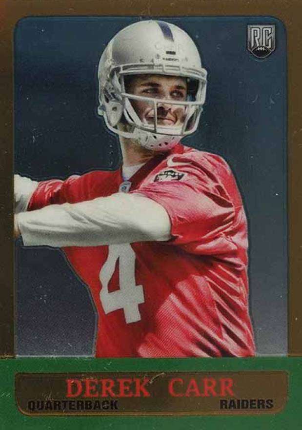 2014 Topps Chrome 1963 Minis  Derek Carr #7 Football Card