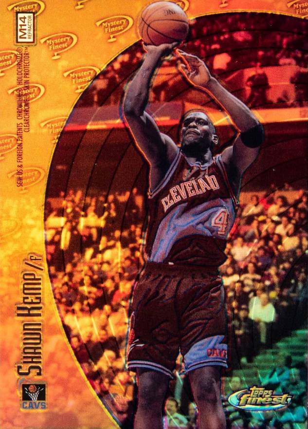 1998 Finest Mystery Karl Malone/Shawn Kemp #M14 Basketball Card